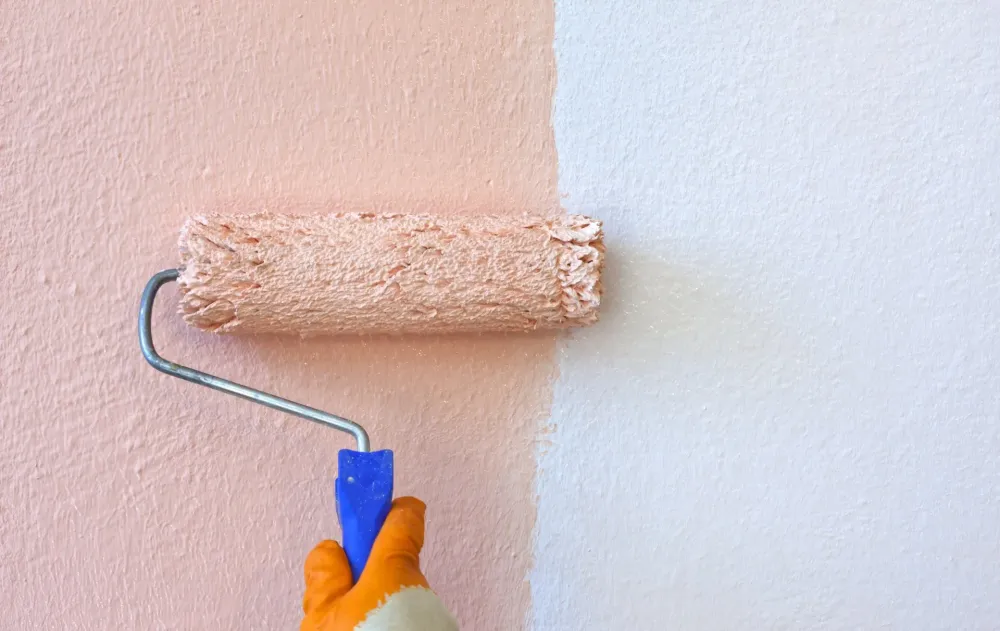 Peinture mur intérieur près de Pierry